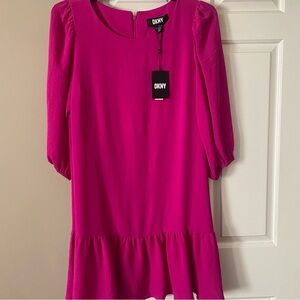 DKNY dress size 16. pink